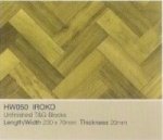 GOLD LEAF IROKO SOLID WOOD FLOORING
